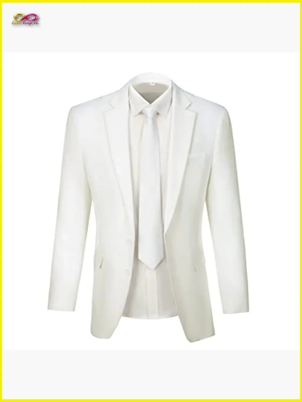 Linen Suit Set Vintage Retro Slim Fit Jacket Vest Pants Formal Wedding